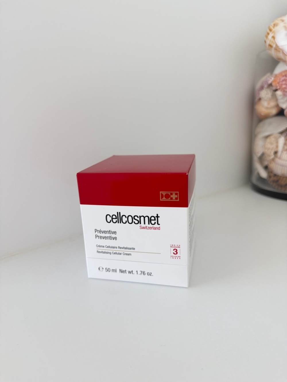 Cellcosmet Preventive Revitalizing Cellular Cream - Red/White